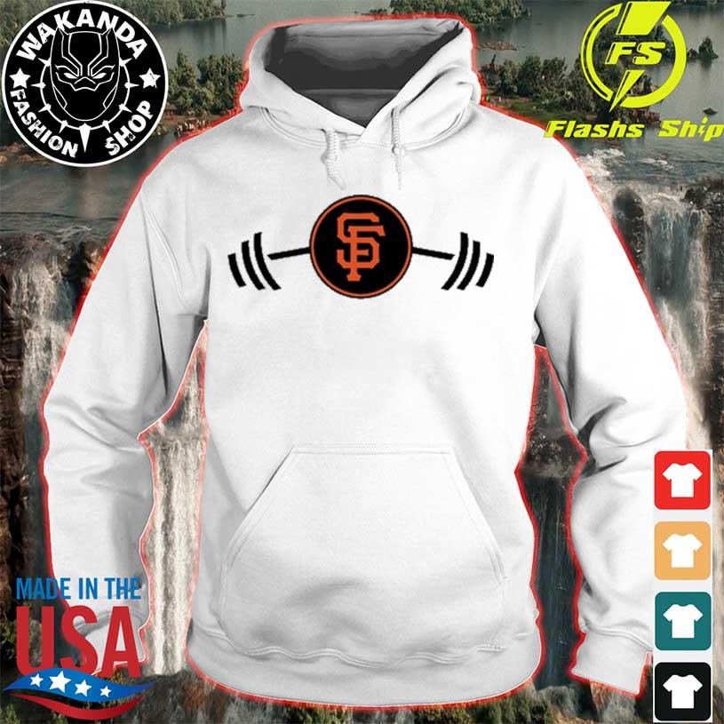 Official Mitch haNiger wearing san francisco giants barbell T-shirt,  hoodie, tank top, sweater and long sleeve t-shirt