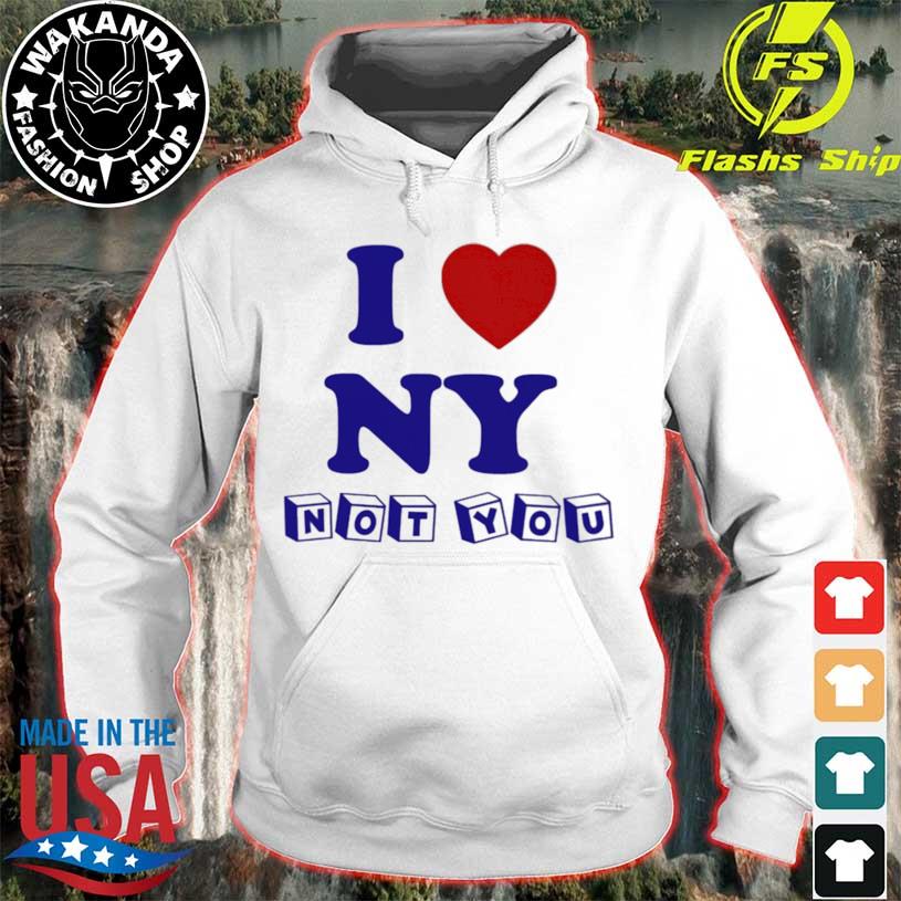 Clothing I Love NY Gray Hooded Sweatshirt