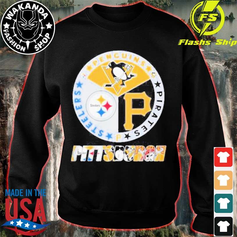 Pittsburgh City Of Champions Steelers Penguins Pirates shirt, hoodie,  sweater, long sleeve and tank top