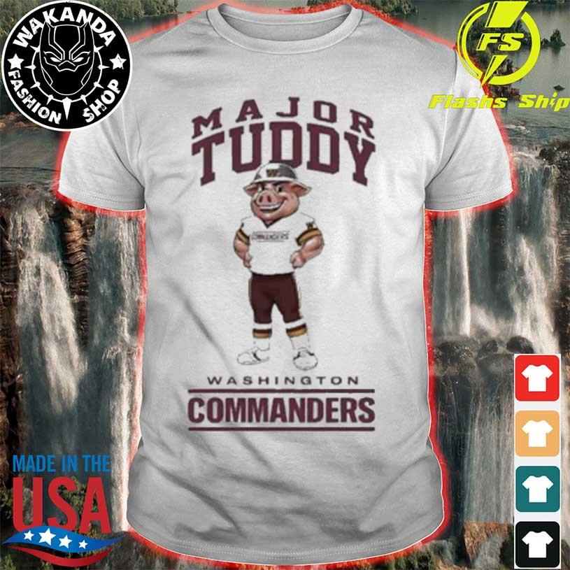 Major Tuddy mascot Washington Commanders shirt, hoodie, sweater and v-neck  t-shirt