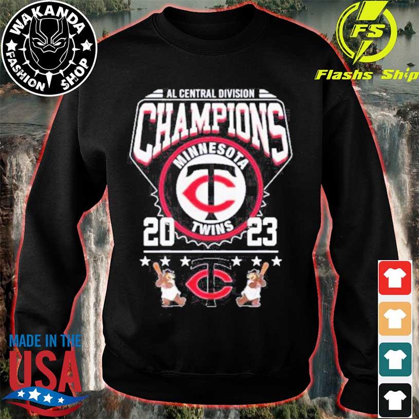 Official aL Central Division Champions 2023 Minnesota Twins Mascot Shirt,  hoodie, sweater, long sleeve and tank top