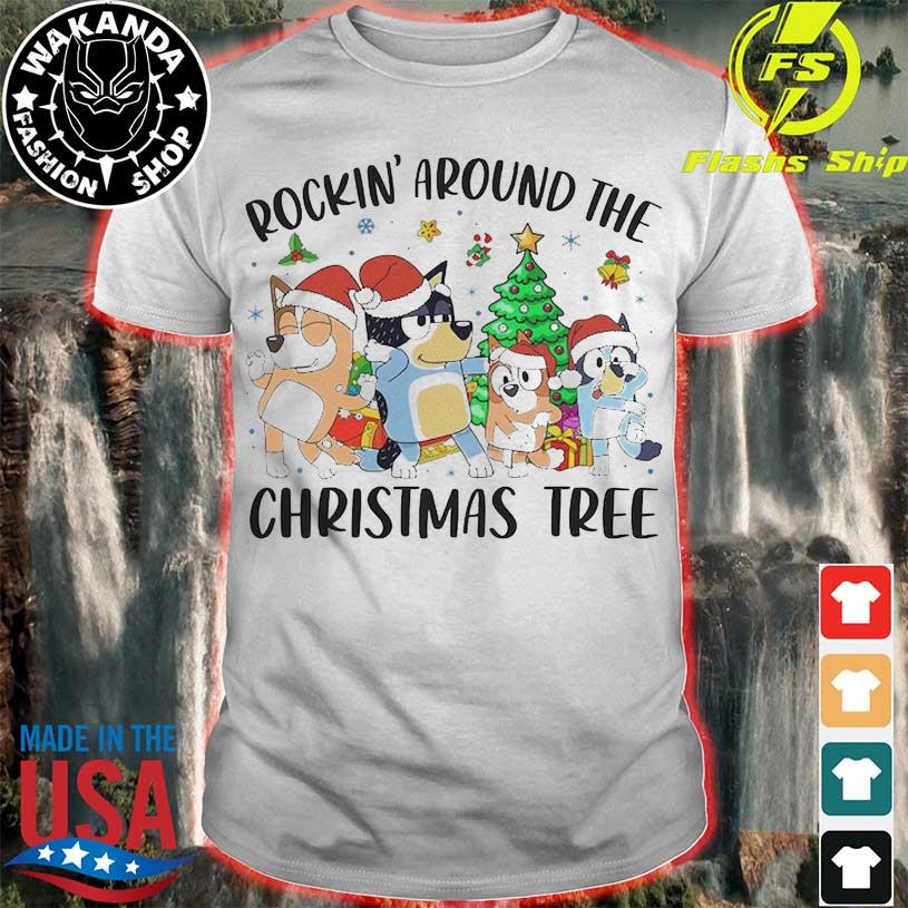 Bluey And Bingo Family Christmas T-Shirt