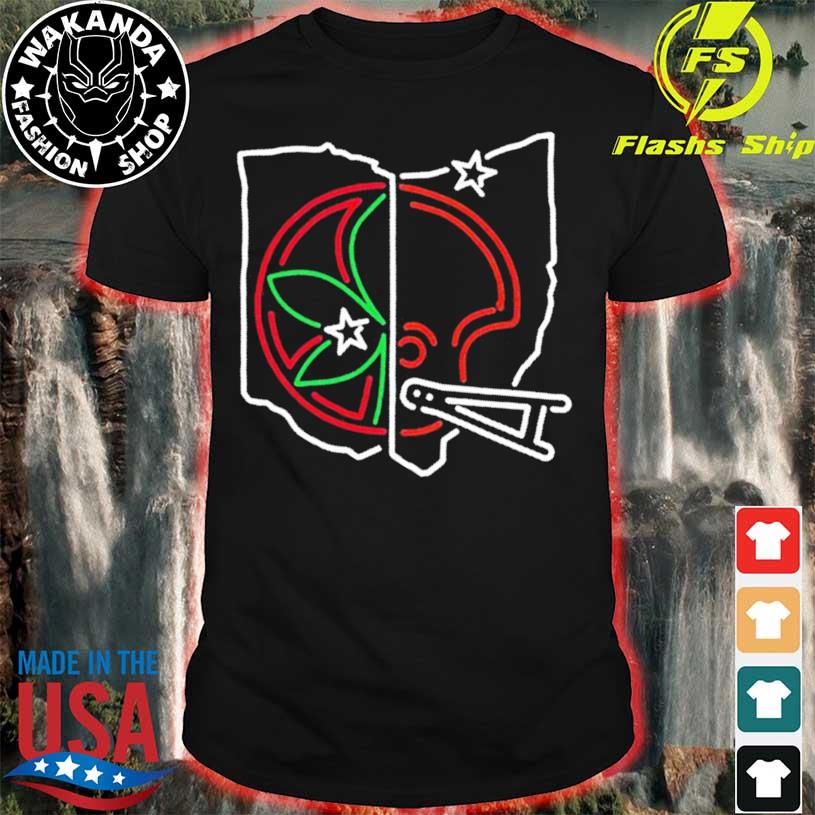 Official Ohio State Buckeyes And Cleveland Browns Neon Ohio Football shirt,  hoodie, sweater, long sleeve and tank top