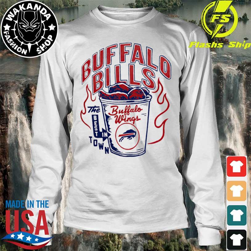 Buffalo Bills The Best In Town Buffalo Wings T-Shirt