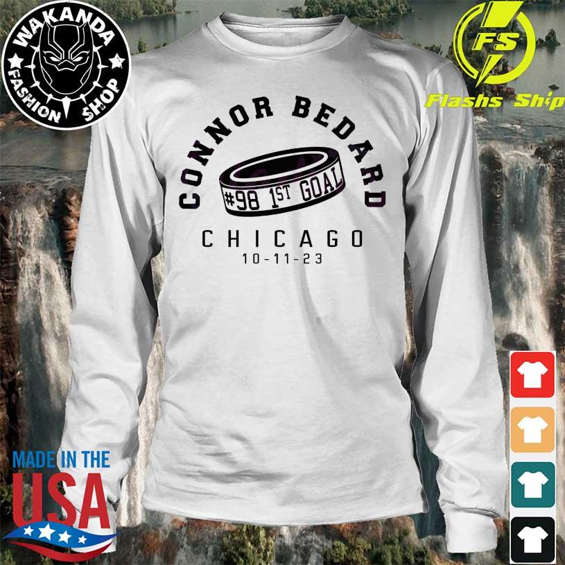 Chicago Blackhawks Connor Bedard 1st Goal Shirt
