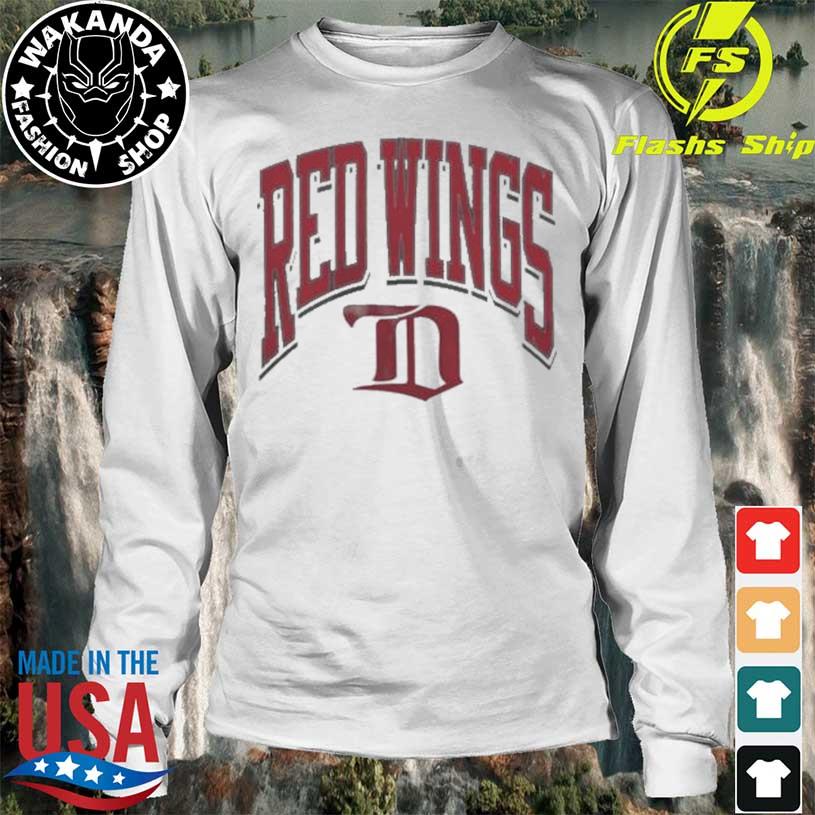 Detroit Red-Wings Jersey Black Red Big-Logo Tank-Top Muscle-Tee