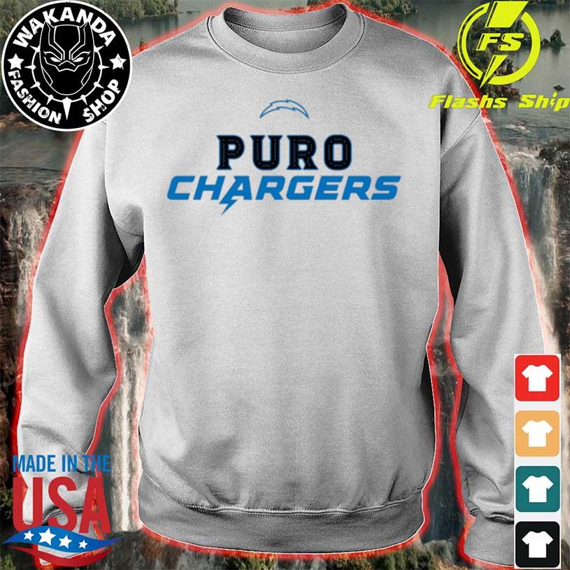 LA Chargers Puro Charger Power Mexican Skull T-Shirt