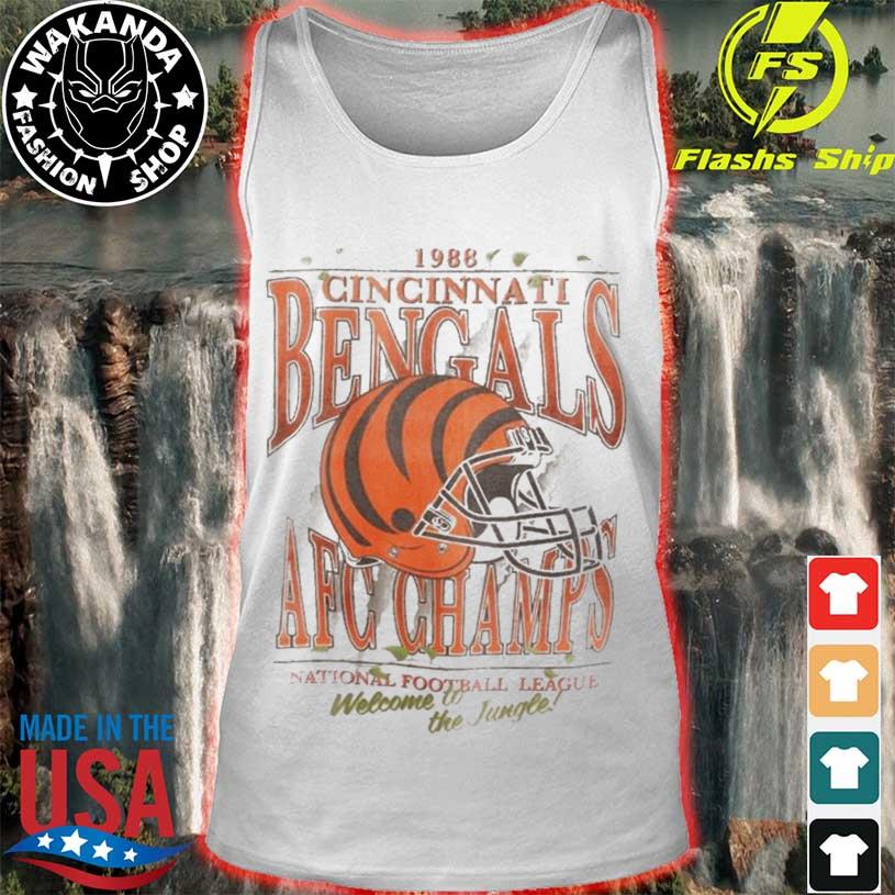 1988 Cincinnati Bengals AFC Champs national football league welcome to the  jungle shirt, hoodie, sweater, long sleeve and tank top