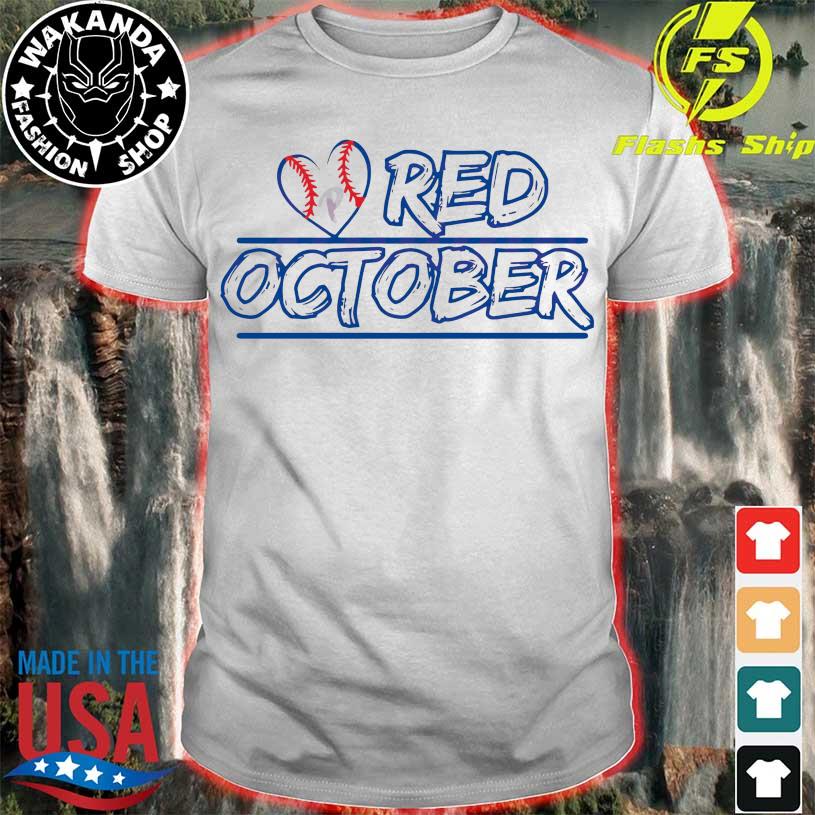 Official red October Phillies Shirt, hoodie, sweater, long sleeve and tank  top