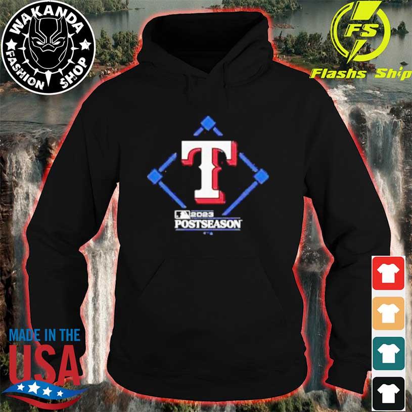 Red Jacket Texas Rangers T-Shirt - Men's T-Shirts in Blue