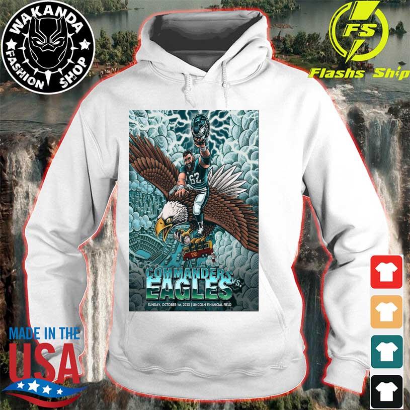 Commanders vs eagles october 1st 2023 poster shirt, hoodie