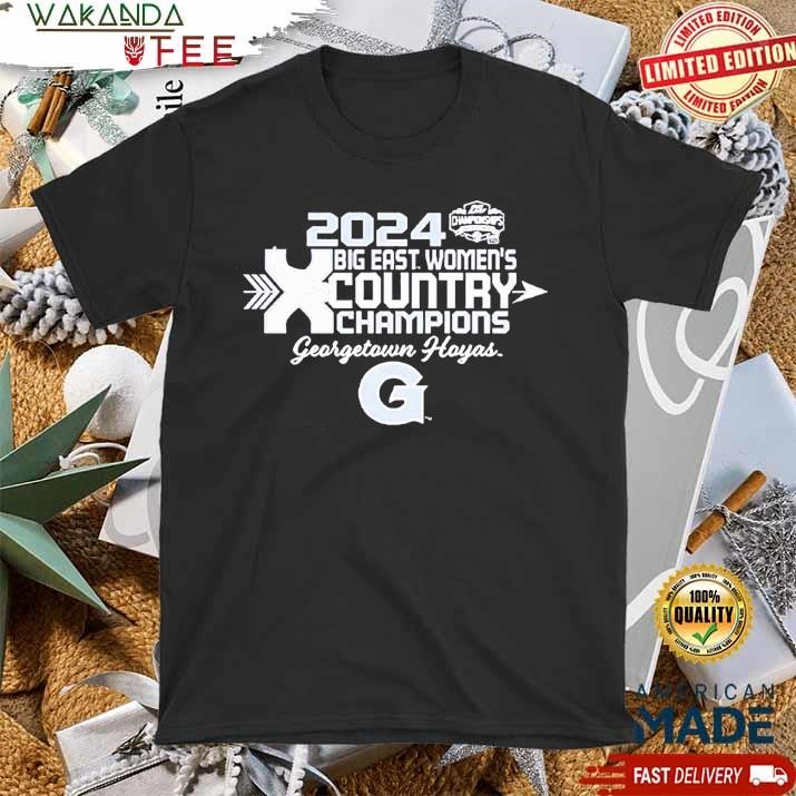 Official 2024 Big East Women’s Cross Country Champions Georgetown Hoyas T shirt