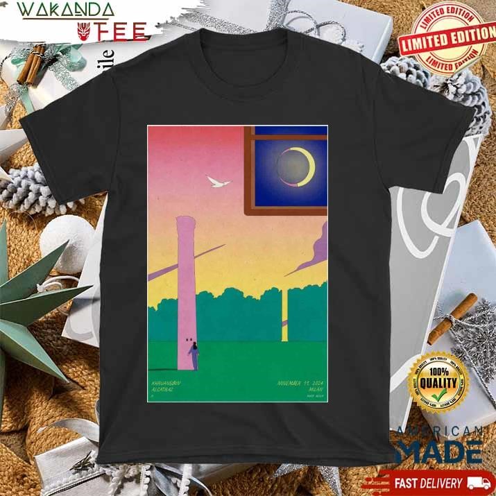 Official 2024 Khruangbin Milan, Italy Concert Poster T Shirt