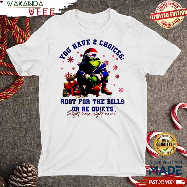 Official Buffalo Bills x The Grinch Merry Christmas 2024 T shirt