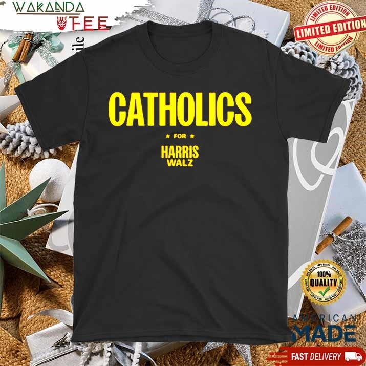 Official Catholics For Harris Walz 2024 T Shirt