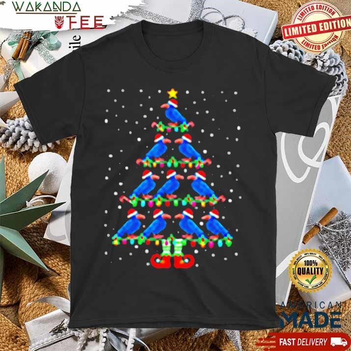 Official Christmas Tree Lights Santa Hat ELF Crow Xmas Tree Ugly Sweater Merry Christmas 2024 SweatShirt