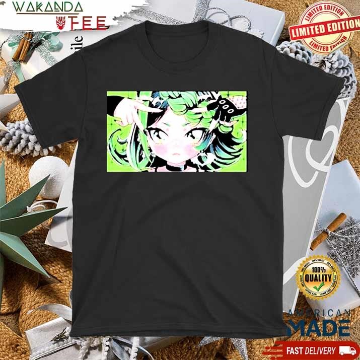 Official Clandestine Akina Green Anime Girl T Shirt