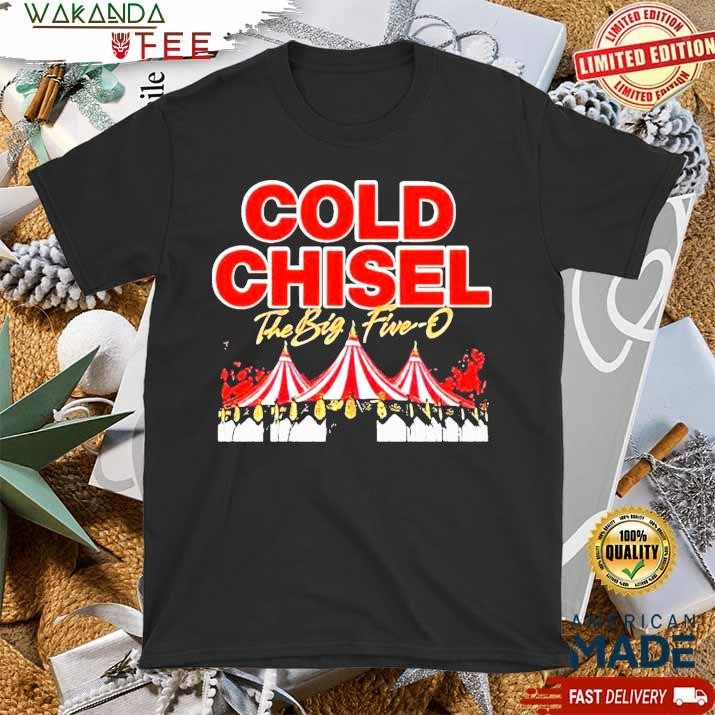 Official Cold Chisel The Big Five-0 Tour November 3 2024 Victoria Park Herston Brisbane umbrella T Shirt