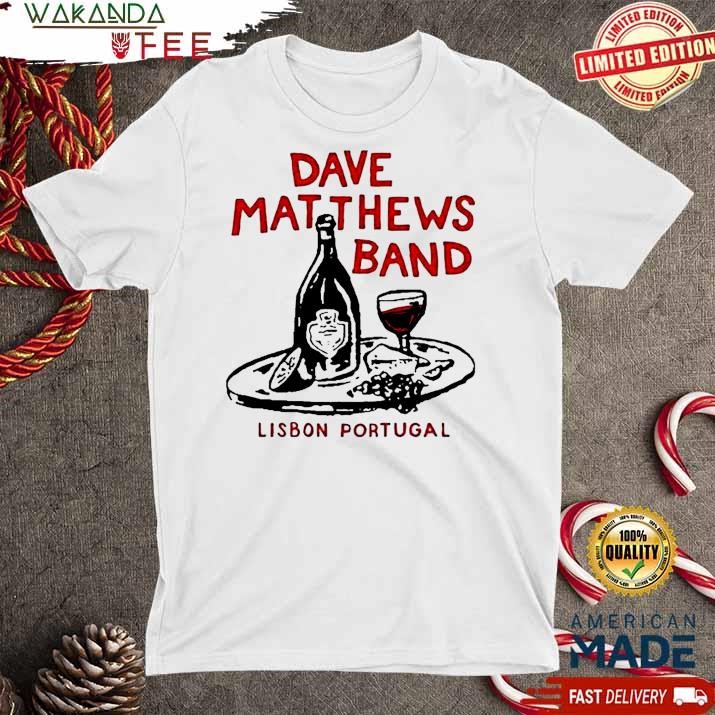 Official Dave Matthews Band Meo Arena Live Trax Vol. 68 Lisbon Portugal T Shirt