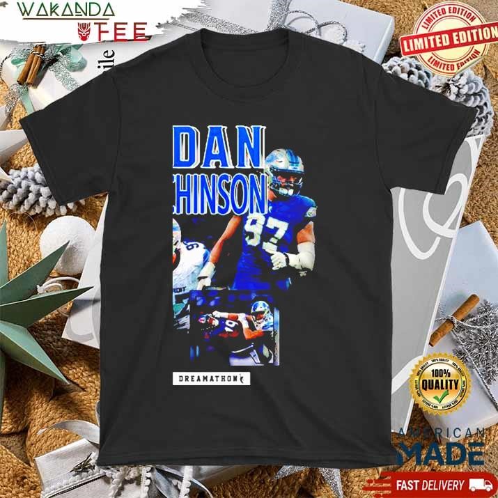 Official Detroit Lions Aidan Hutchinson Dreamathon Special T Shirt