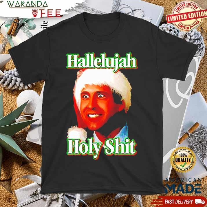 Official Hallelujah Holy Shit 2024 Funny And Eye Catching Political Apparel T shirt