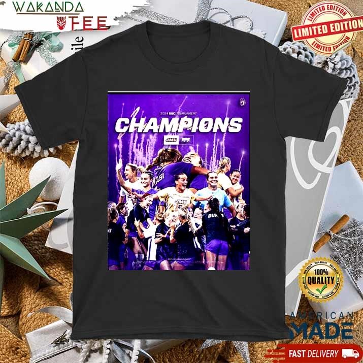 Official JMU Women’s Soccer are Sun Belt Conference SBC Tournament champions 2024 T shirt