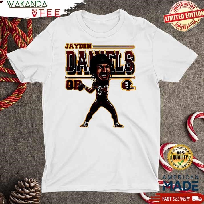 Official Jayden Daniels Washington Commanders 2024 Rookie Series Ornament T Shirt