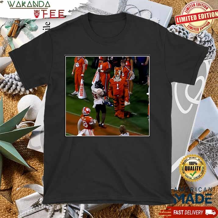 Official Louisville Hit The Night Night Celly On The Clemson Mascot T Shirt