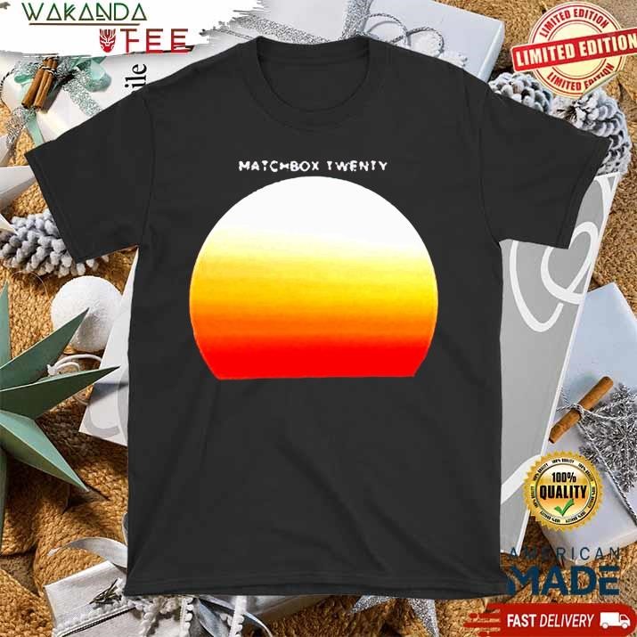 Official Matchbox Twenty Wild Dogs sunset T Shirt