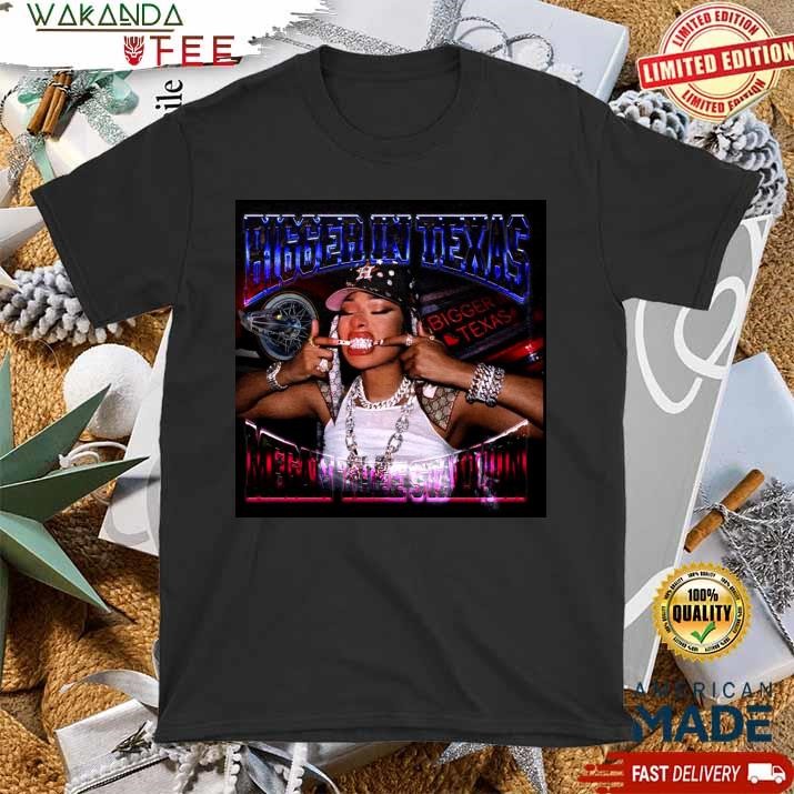 Official Megan Thee Stallion Bigger in Texas Pretty T shirt