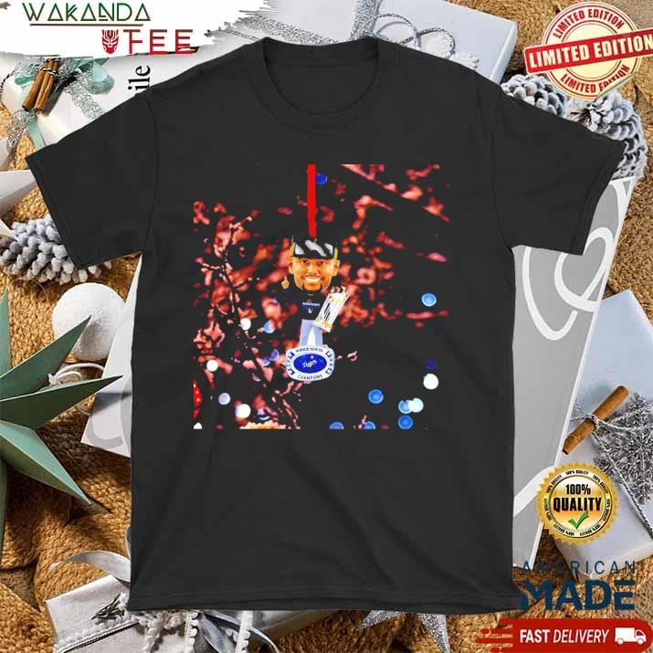 Official Mookie Betts La Dodgers 2024 World Series Champions Locker Room Outfit Ring Base Bighead Ornament T Shirt