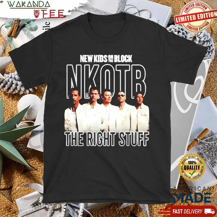 Official New Kids On The Block – The Right Stuff T shirt