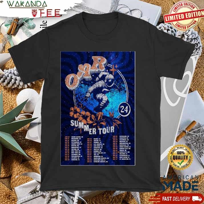 Official OAR Summer Fall Tour 2024 Poster T shirt