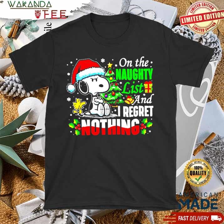 Official On the Naughty List and Proud of It Christmas SweatShirt