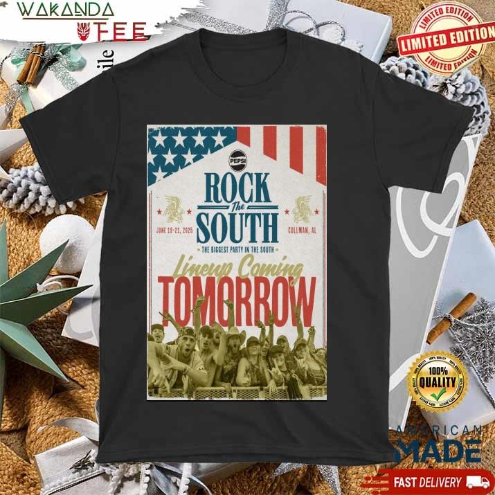 Official Pepsi Rock The South Cullman AL Jun 19-21 2025 Poster T shirt