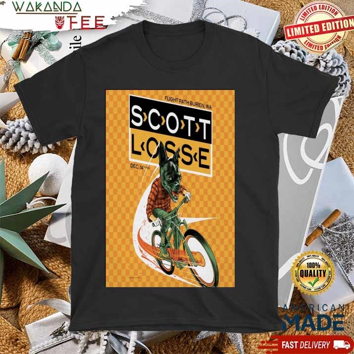 Official Scott Losse Dec 14 2024 Flight Path In Burien WA Show Poster T Shirt