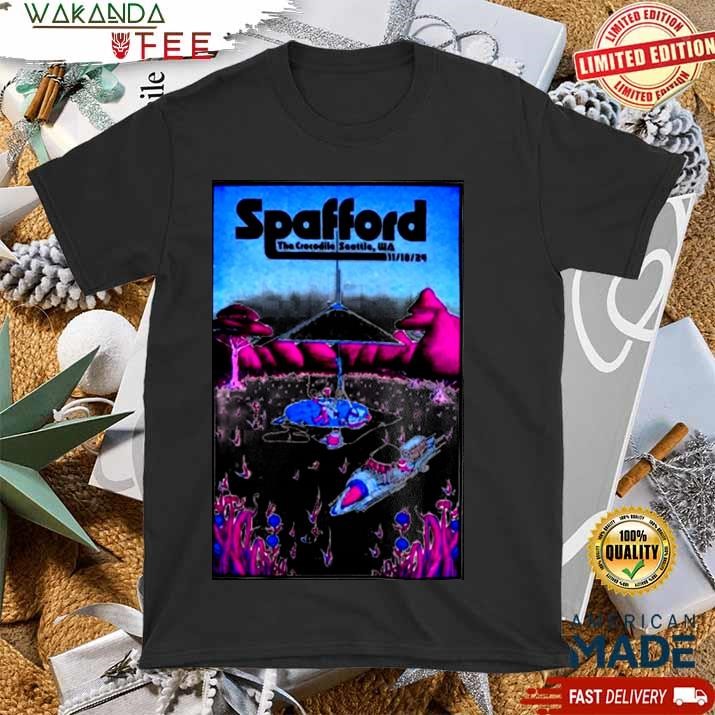 Official Spafford Seattle WA November 10 2024 Show Poster T Shirt