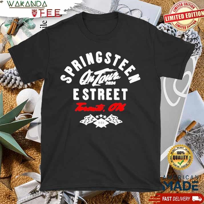 Official Springs And E Street Band Toronto On Scotiabank Arena 3 November World Tour 2024 T Shirt