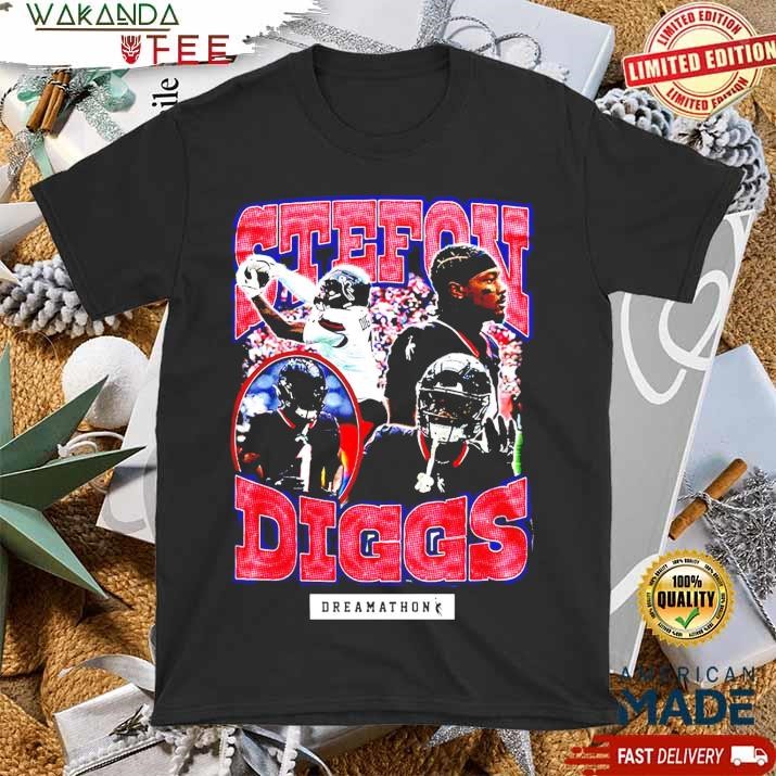 Official Stefon Diggs x Houston Dreamathon T shirt