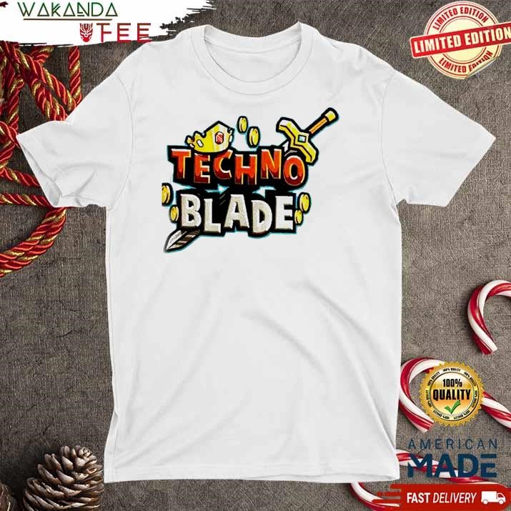 Official Technoblade Techno Wordmark T shirt