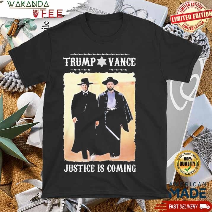 Official The Great Wizard Trump Vance Justice Is Coming Shirt