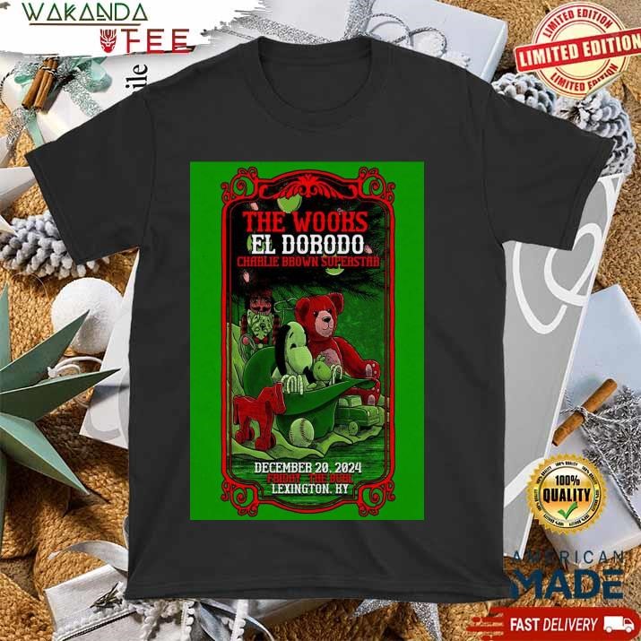 Official The Wooks With El Dorado December 20 2024 Lexington KY Show Poster T Shirt