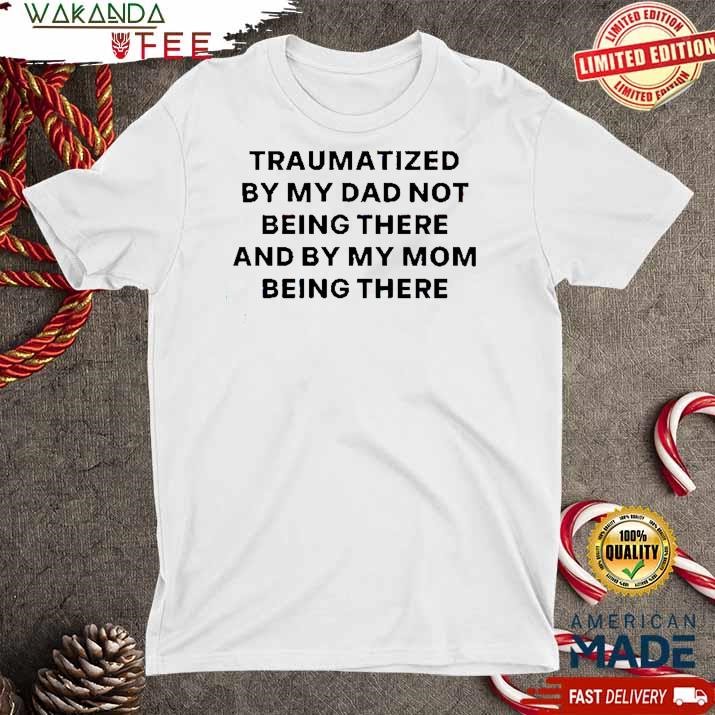 Official Trauma Doesn’t Run In My Family It Screams At Me Until I Cry Generational T Shirt